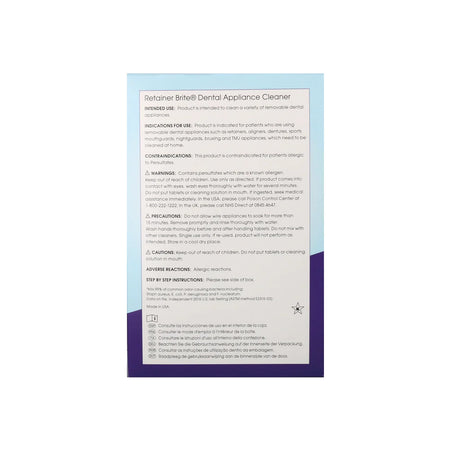 Retainer Brite Reinigingstabletten Beugels + Gebitsbeschermers - (96 st.)-Dentsply Sirona-Sordent