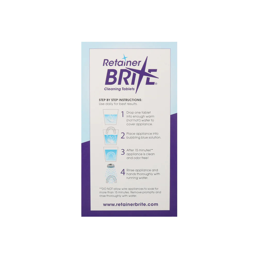 Retainer Brite Reinigingstabletten Beugels + Gebitsbeschermers - (96 st.)-Dentsply Sirona-Sordent
