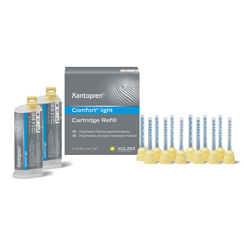 Kulzer Xantopren® Comfort Light Blauw Refill (2 x 50 mL)-Kulzer-Sordent