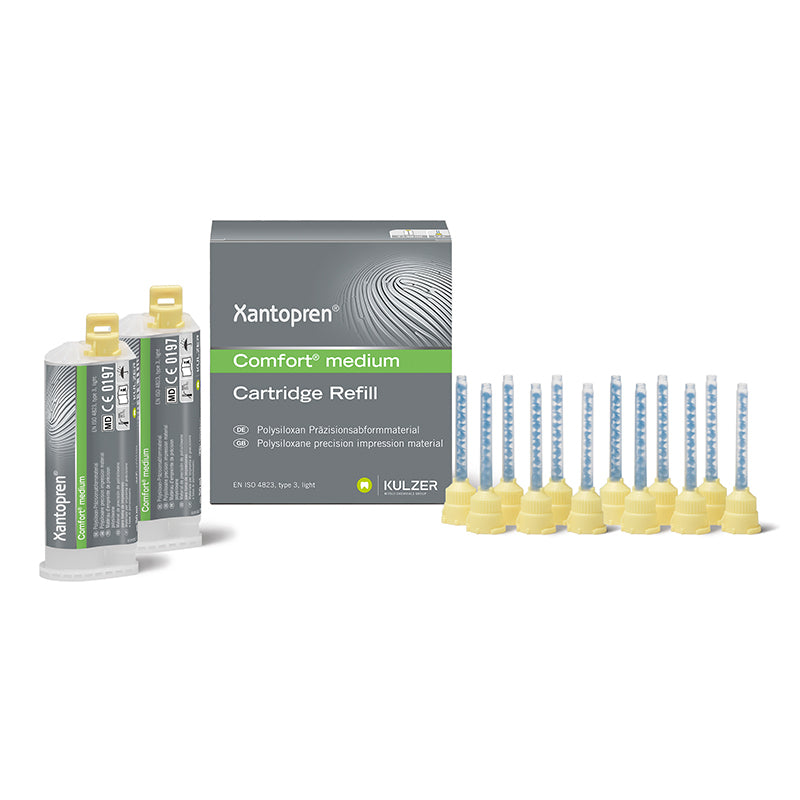 Kulzer Xantopren® Comfort Light Groen Refill (2 x 50 mL)-Kulzer-Sordent