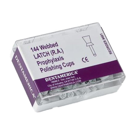 Dentamerica Polijstcups Rubber RA (144 st.)-Dentamerica-Sordent