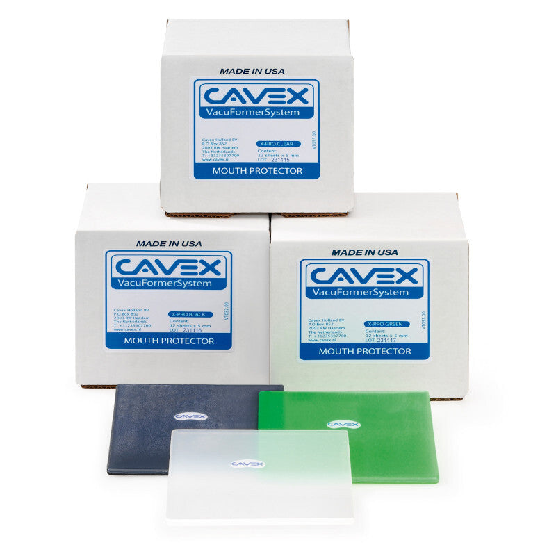 Cavex VacuFormerSystem Mouth Protector Clear X-Pro 5 mm (12 st.)-Cavex-Sordent
