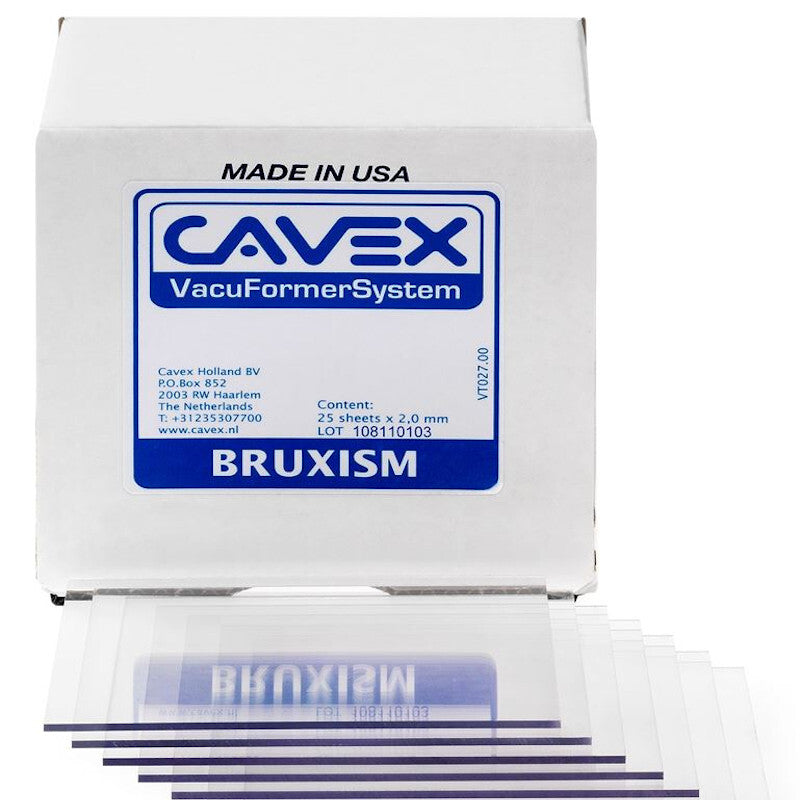 Cavex VacuFormerSystem Bruxism Transparant 2.0 mm (25 st.)-Cavex-Sordent