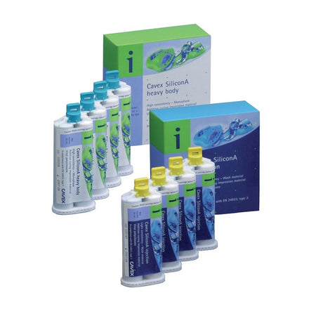 Cavex Silicona Heavy Body Groen (2 x 50 mL)-Cavex-Sordent