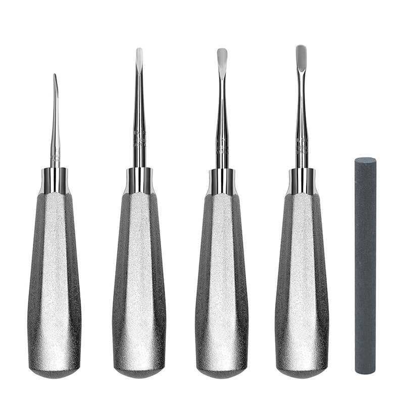 Hu-Friedy Hevel / Luxator - Compleet Set + Slijpsteen (4 st.)-Hu-Friedy-Sordent