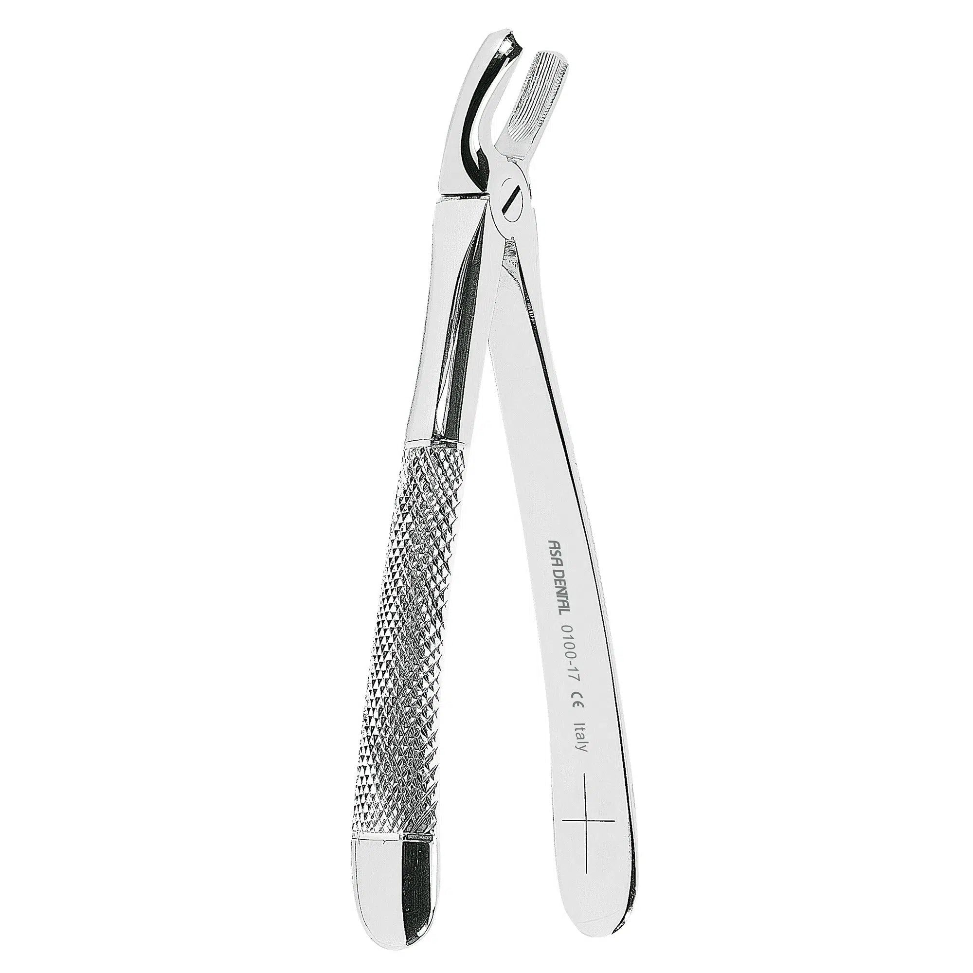 Asa Dental Extractietang #17 Gekartelde punt (17 cm)-Instrumenten-Asa Dental S.p.A-Sordent