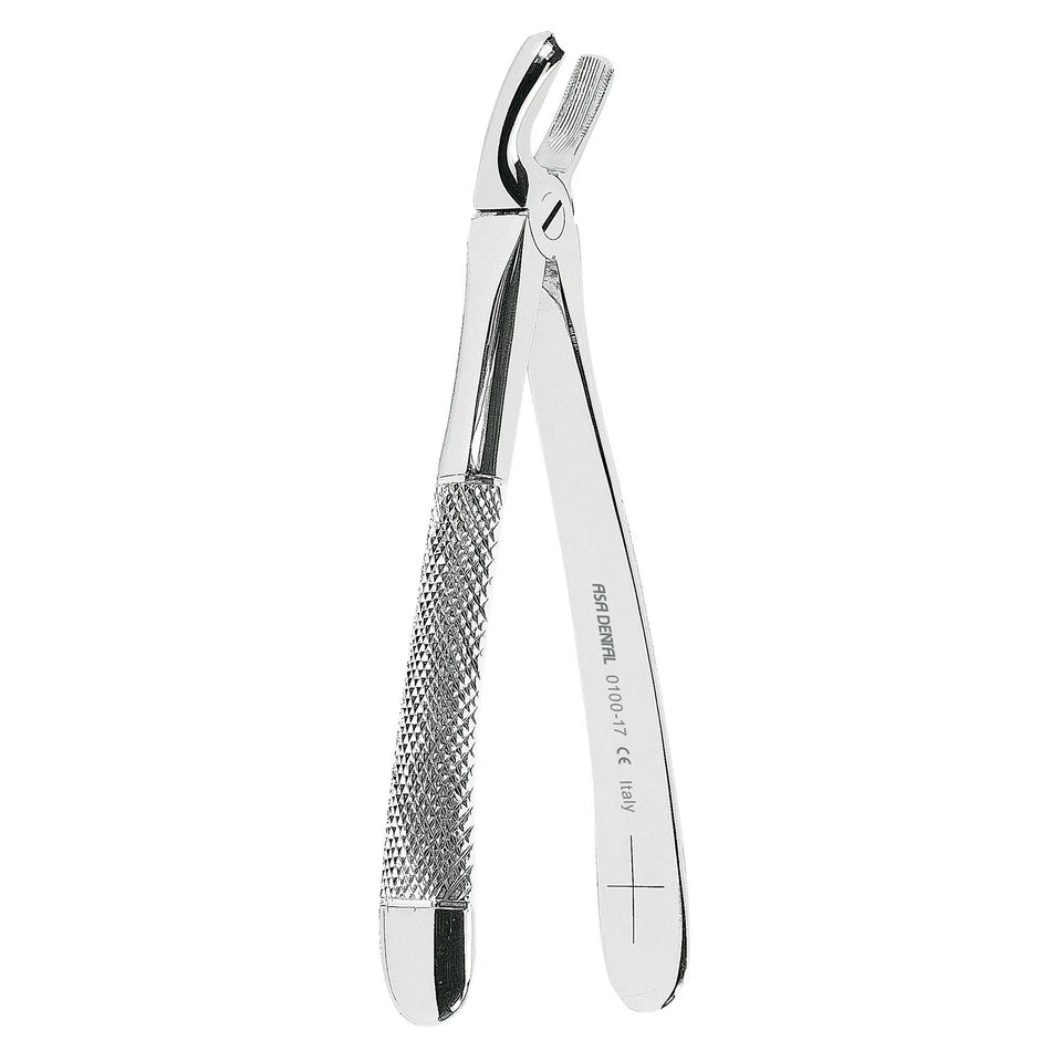 Asa Dental Extractietang #17 Gekartelde punt (17 cm)-Instrumenten-Asa Dental S.p.A-Sordent