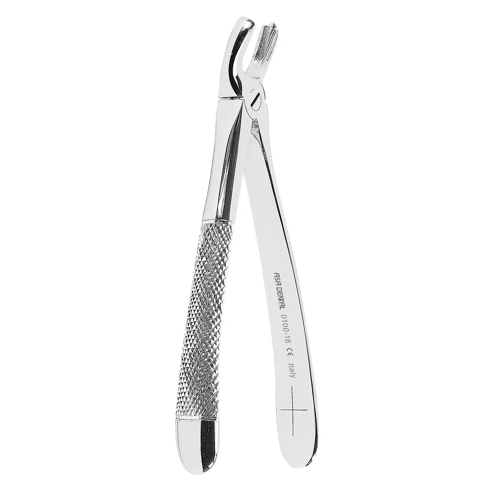 Asa Dental Extractietang #18 Gekartelde punt (17 cm)-Instrumenten-Asa Dental S.p.A-Sordent