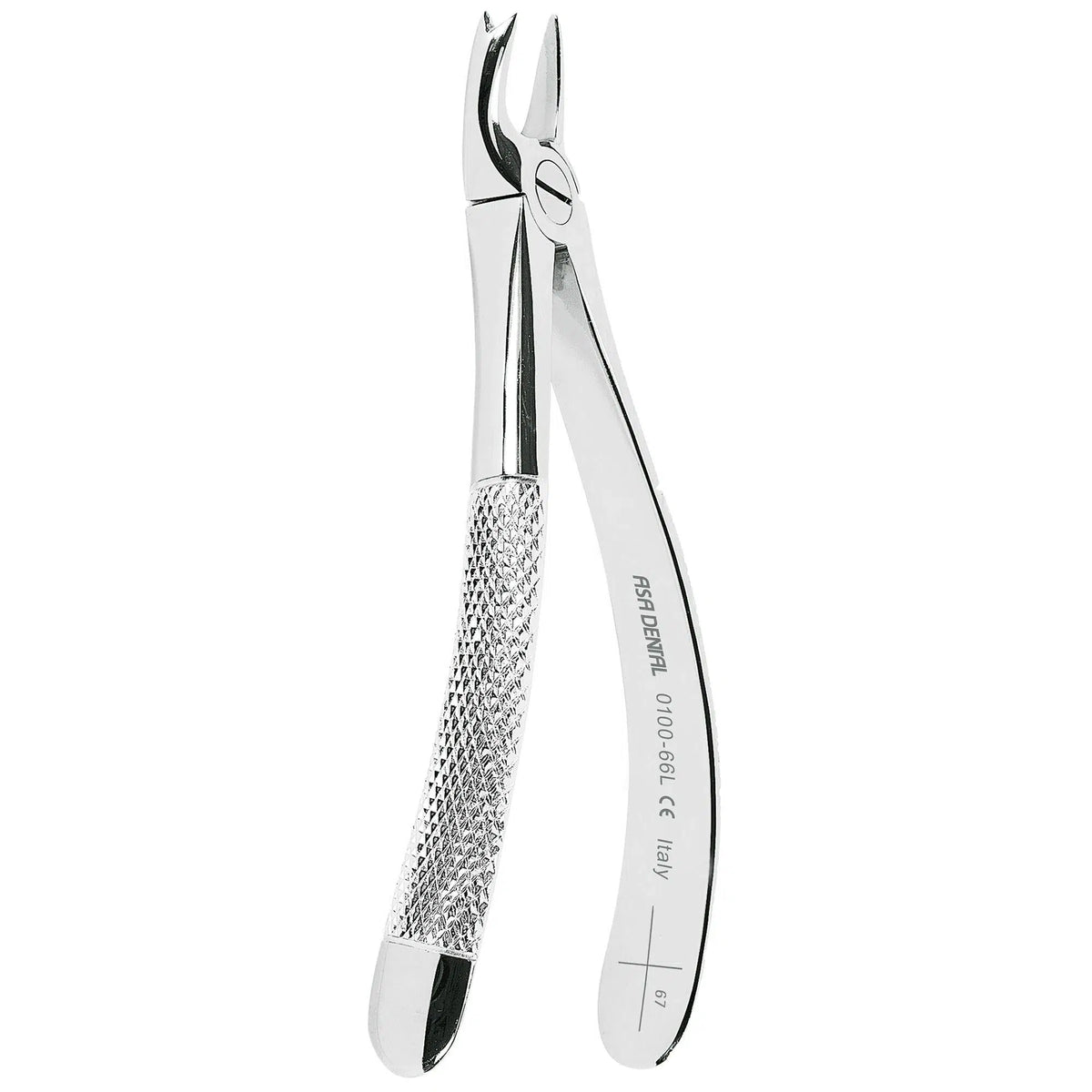 Asa Dental Extractietang #66L Gekartelde punt (17 cm)-Instrumenten-Asa Dental S.p.A-Sordent