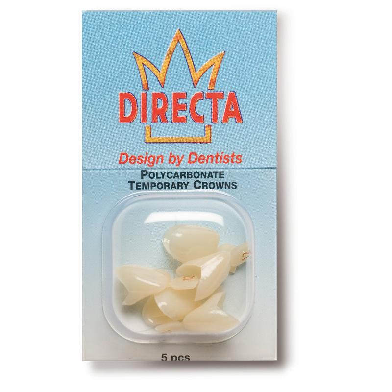 Directa Polycarbonate Trans. Kronen L.Incis. - Div. Maten (5 st.)-Directa-Sordent
