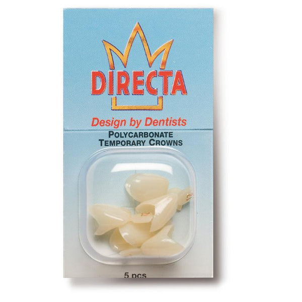 Directa Polycarbonate Trans. Kronen Cuspids - Div. Maten (5 st.)-Directa-Sordent