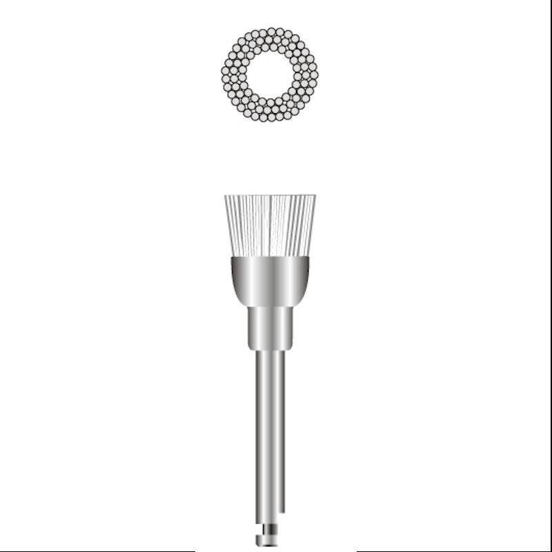 Stoddard Prophy Brush Nylon Wit RA 7 mm (835RA) (100 st.)-Stoddard-Sordent