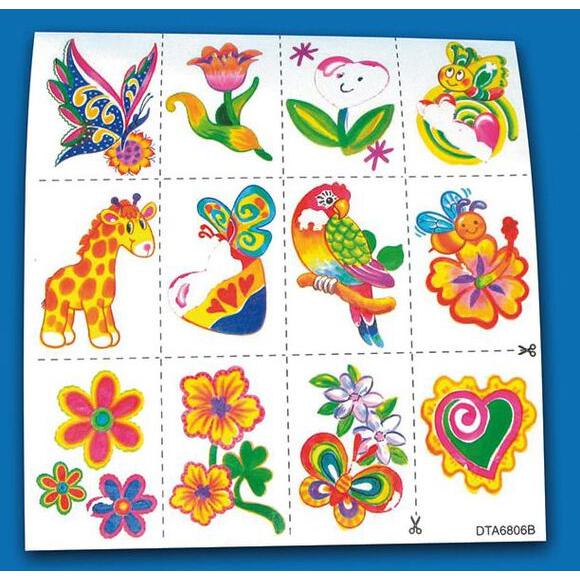 Nitzling Speelgoed Tattoos - Bloemen/Dieren (320 st.)-Nitzling-Sordent
