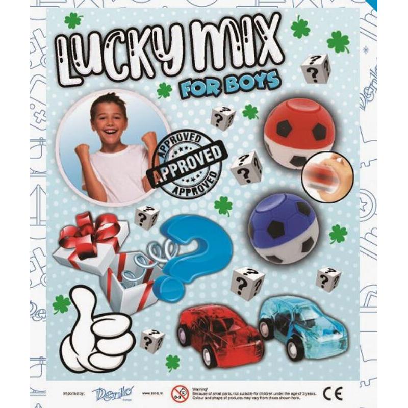 Denlo Speelgoed Automaat Capsules - Lucky Mix V. Jongens 50 mm (100 st.)-Denlo-Sordent