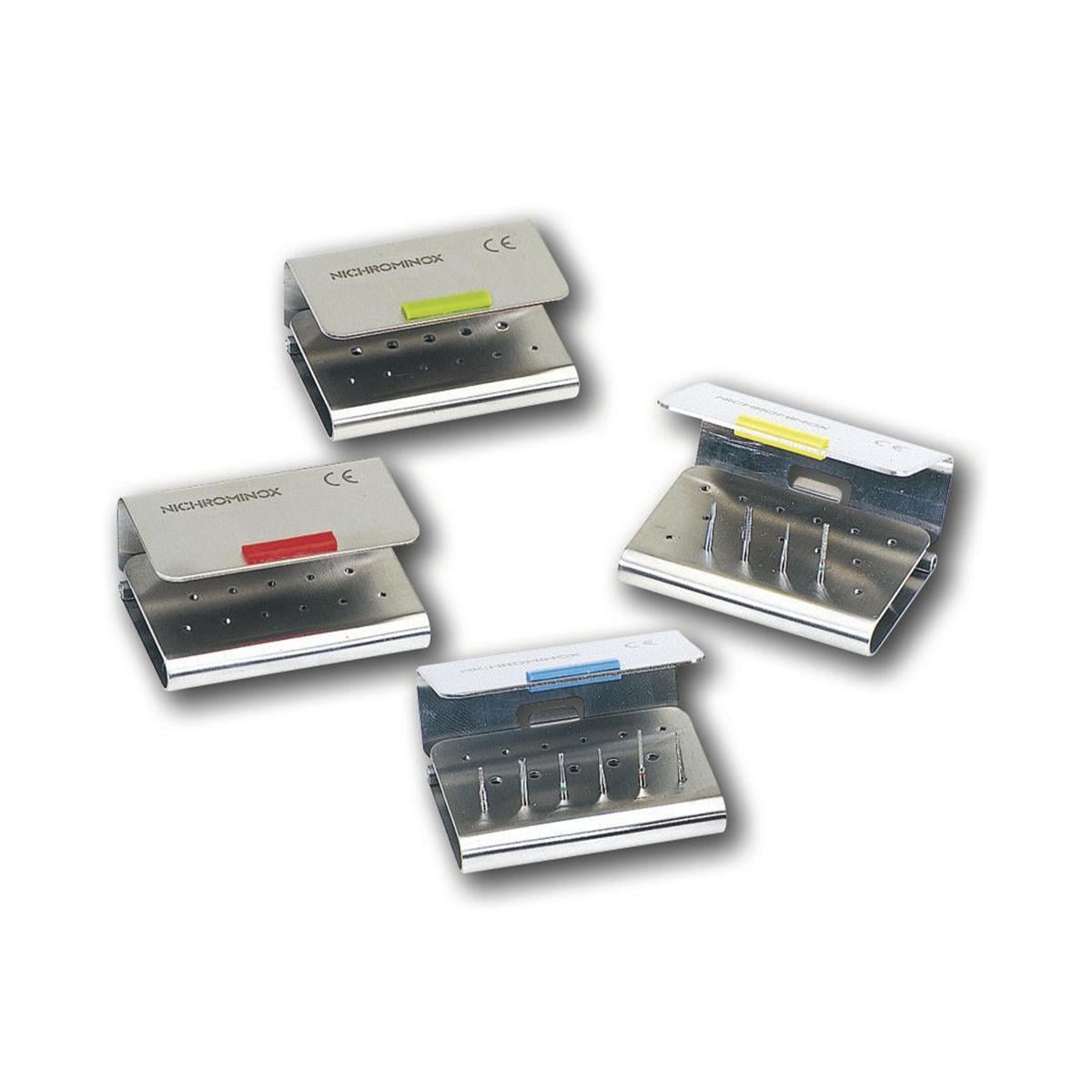 Nichrominox Borenblok Mx8 4FG/4RA – Autoclaveerbare RVS Borenhouder-Nichrominox-Sordent