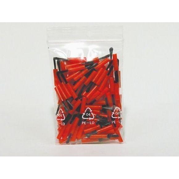 Novobrush Applicatie Penseelkwastjes Rood/Wit (100 st.)-Novobrush-Rood-Sordent