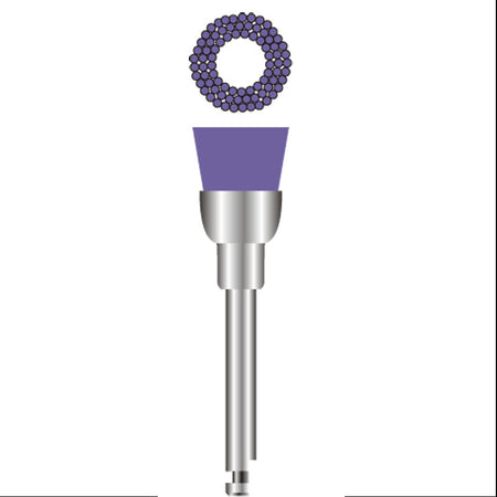 Stoddard SMART™ Prophy Polijstborstels Nylon RA Paars Medium (100 st.)-Stoddard-Sordent