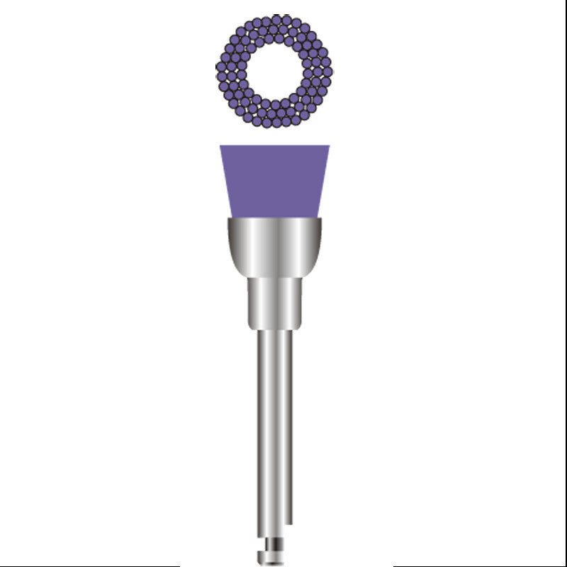 Stoddard SMART™ Prophy Polijstborstels Nylon RA Paars Medium (100 st.)-Stoddard-Sordent