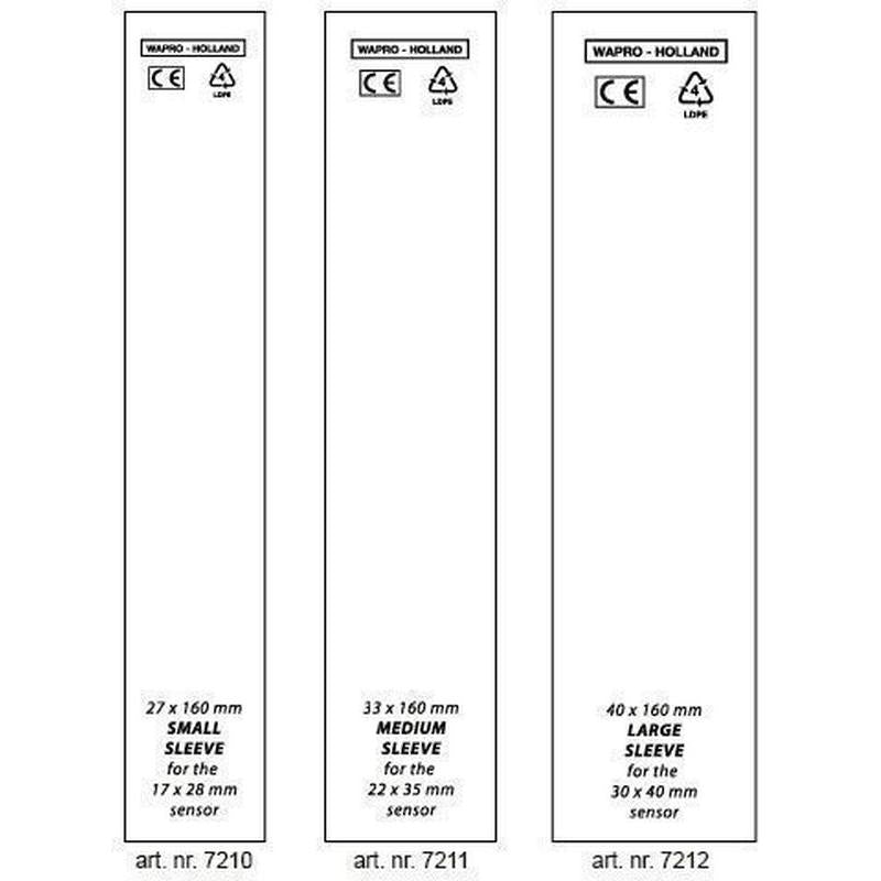 Wapro Sensor Sleeves / Beschermhoesjes - Div. Maten (500 st.)-Wapro-Sordent