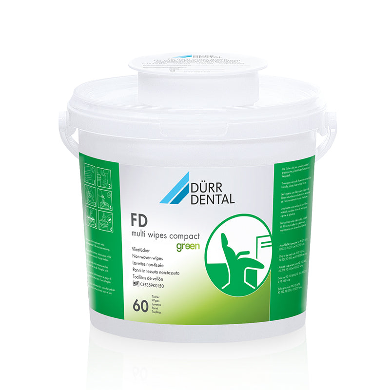 Dürr FD Multi Wipes Compact Green (29 x 30 cm) - Bus / Refill-Dürr-Sordent