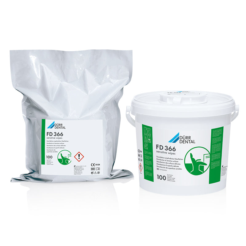 Dürr FD 366 Sensitive Wipes Desinfectie - Bus / Refill (4 x 100 st.)-Dürr-Sordent
