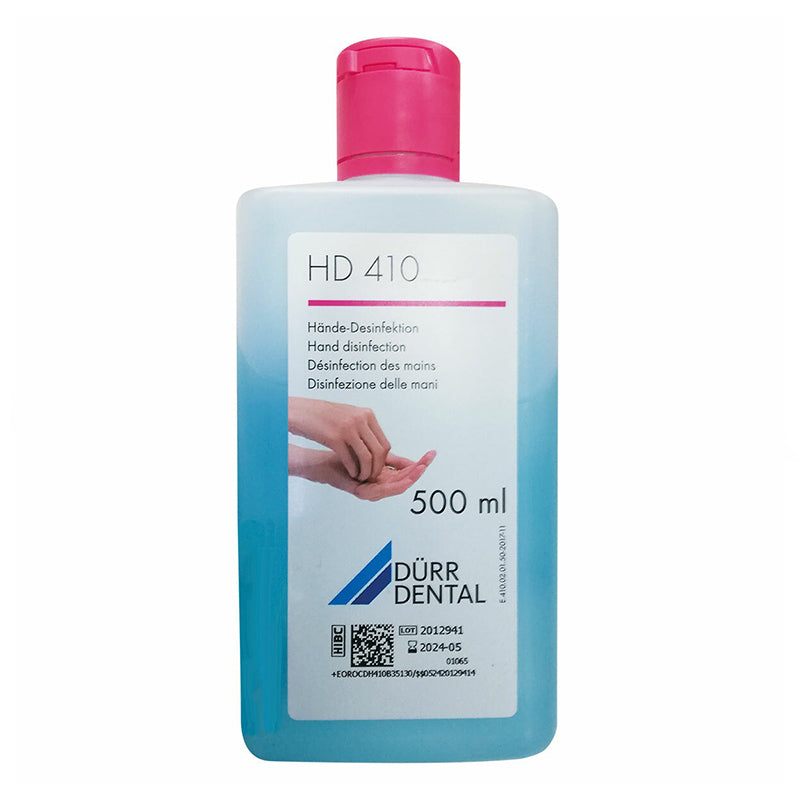 Dürr HD 410 Handdesinfectie inwrijf Verzorgend (500 mL / 2.5 L)-Dürr-500 mL-Sordent