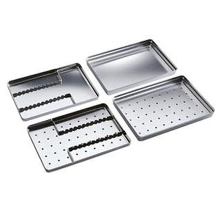 Euronda RVS Traybodem 284 x 183 x 17 mm - Div. Opties-Euronda-Geperforeerd-Sordent