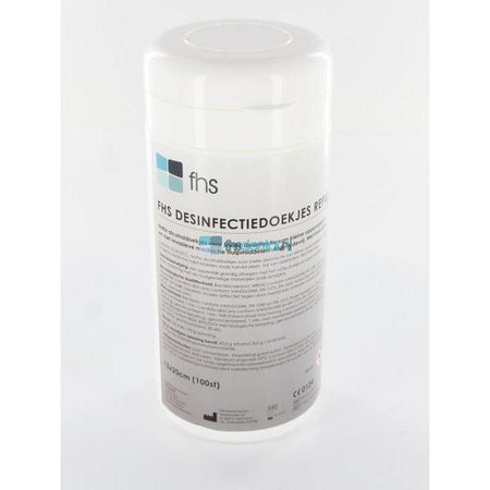 FHS Dental Desinfectiedoekjes Bus + Refill 13 x 20 cm (Bus met 100 st.)-FHS Dental-Sordent