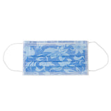 Euronda Monoart® Mondmaskers 3-Laags- Div. Kleuren (50 st.)-Euronda-Floral Blue-Sordent