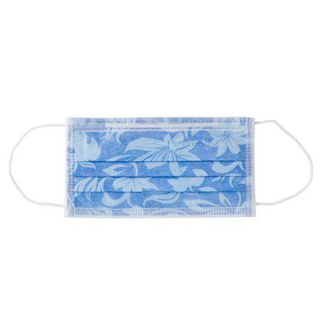 Euronda Monoart® Mondmaskers 3-Laags- Div. Kleuren (50 st.)-Euronda-Floral Blue-Sordent