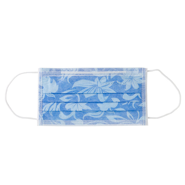 Euronda Monoart® Mondmaskers 3-Laags- Div. Kleuren (50 st.)-Euronda-Floral Blue-Sordent
