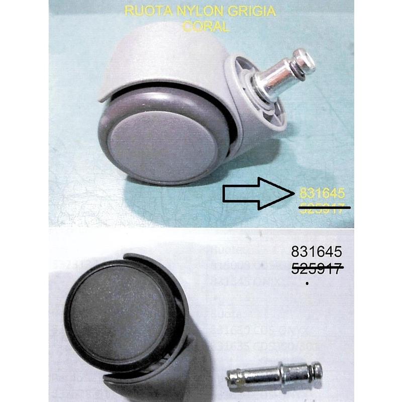 Euronda Wiel voor Coral Stoel-Euronda-Sordent