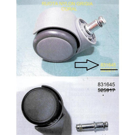 Euronda Wiel voor Coral Stoel-Euronda-Sordent