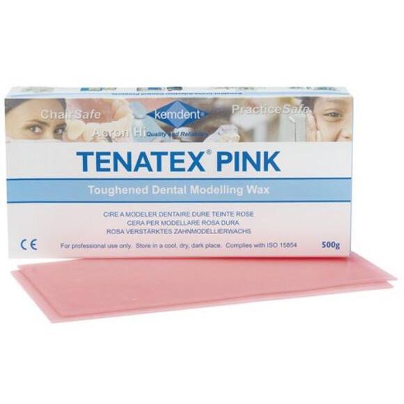Kemdent Modelleerwas - Tenatex Was (Rood/Roze - 500/2500 g)-Kemdent-Sordent