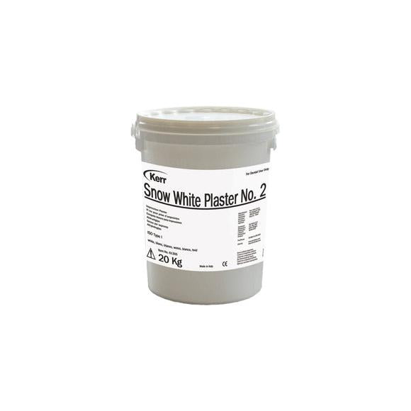 Kerr Snow White Plaster Type NR. 2 Gips (20 kg)-Kerr-Sordent