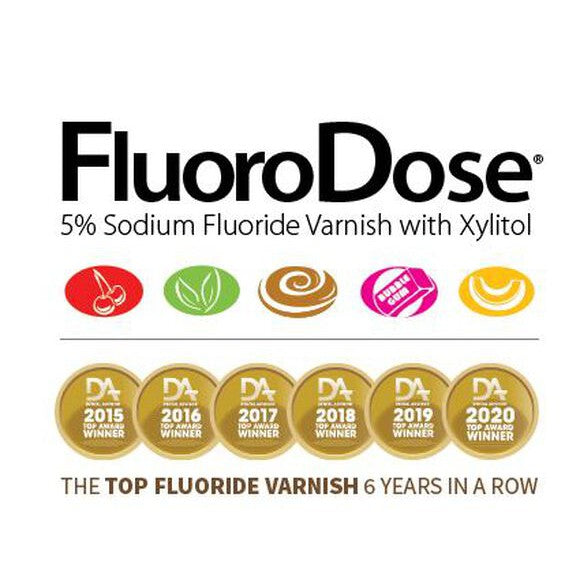 FluoroDose® Fluoride Varnish Lak - Verschillende Smaken (120 x 0,3 mL)-Centrix Dental-Sordent