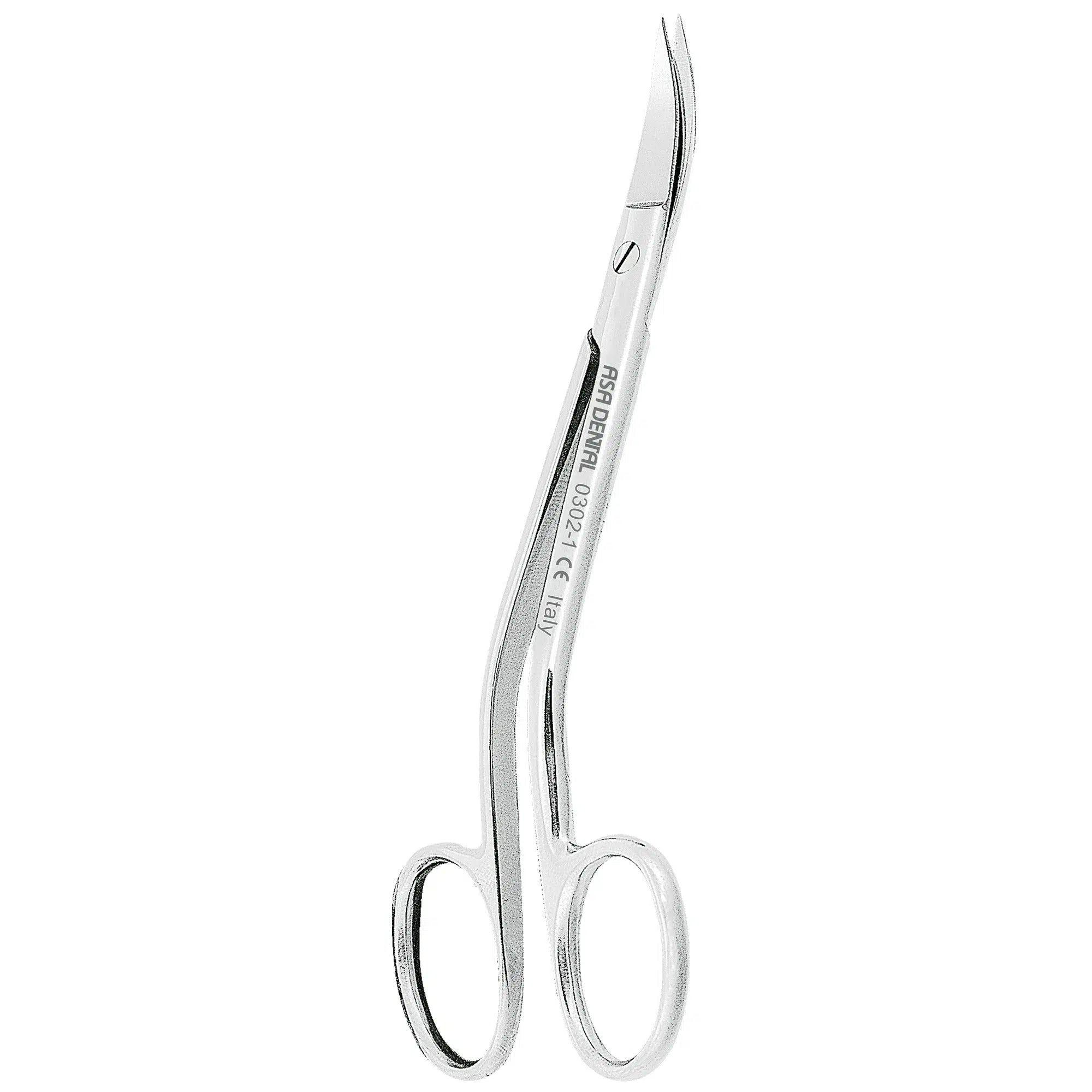 Asa Dental Tandvleesschaar / Gum scissors #1 Neumann Gebogen (12,5 cm)-Instrumenten-Asa Dental S.p.A-Sordent