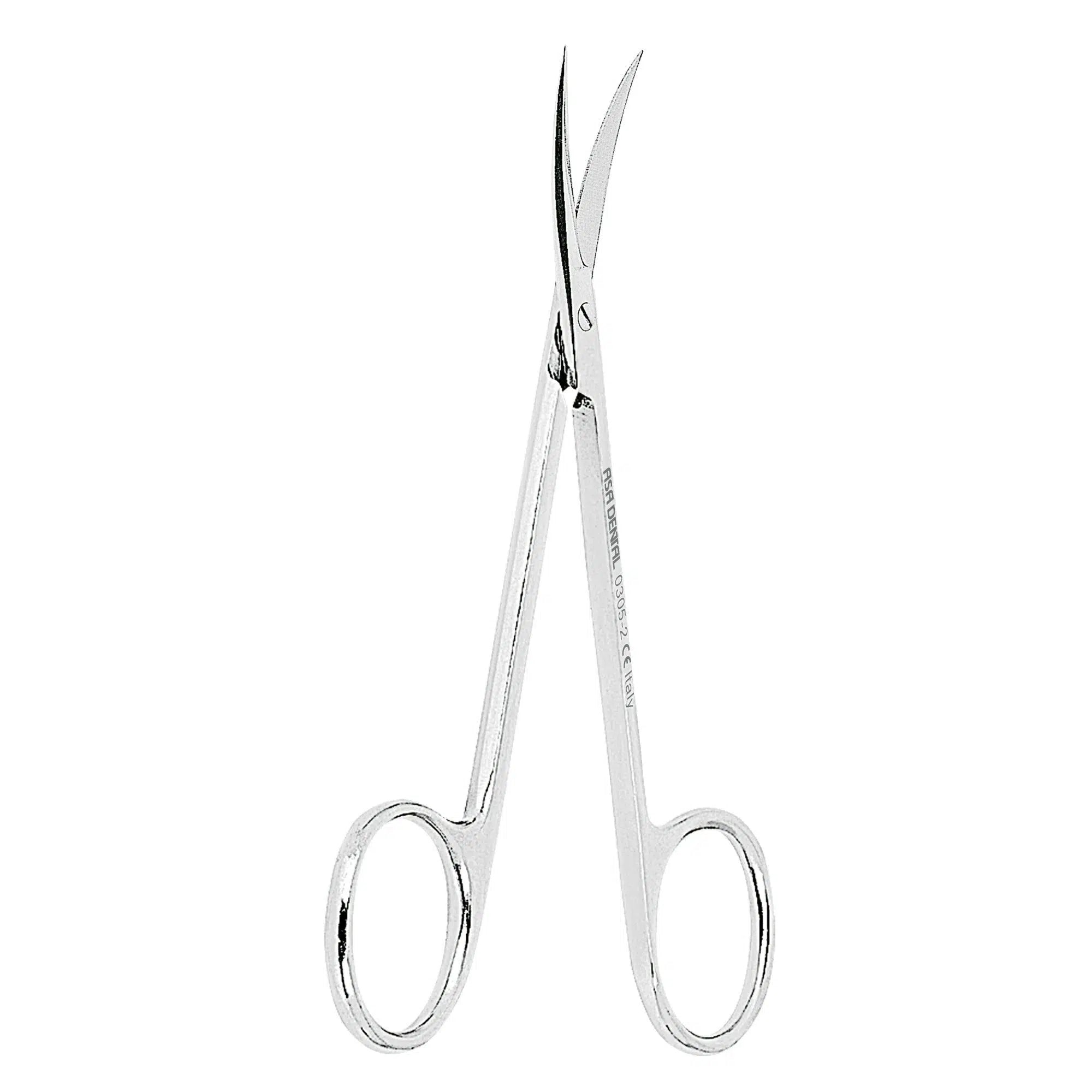 Asa Dental Tandvleesschaar / Gum scissors #2 Iris Gebogen (11,5 cm)-Instrumenten-Asa Dental S.p.A-Sordent