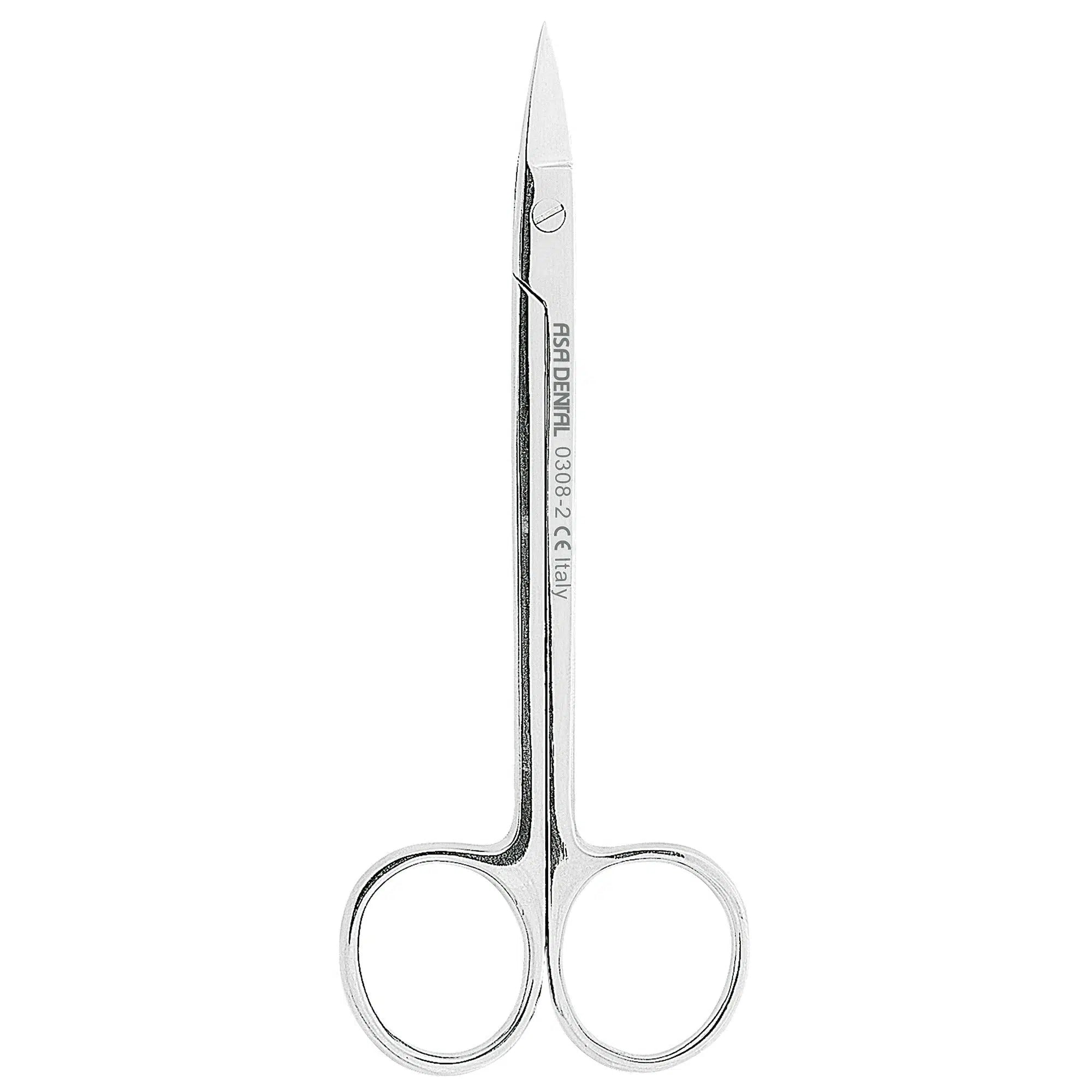 Asa Dental Tandvleesschaar / Gum scissors #2 Quinby Gebogen (12,5 cm)-Instrumenten-Asa Dental S.p.A-Sordent