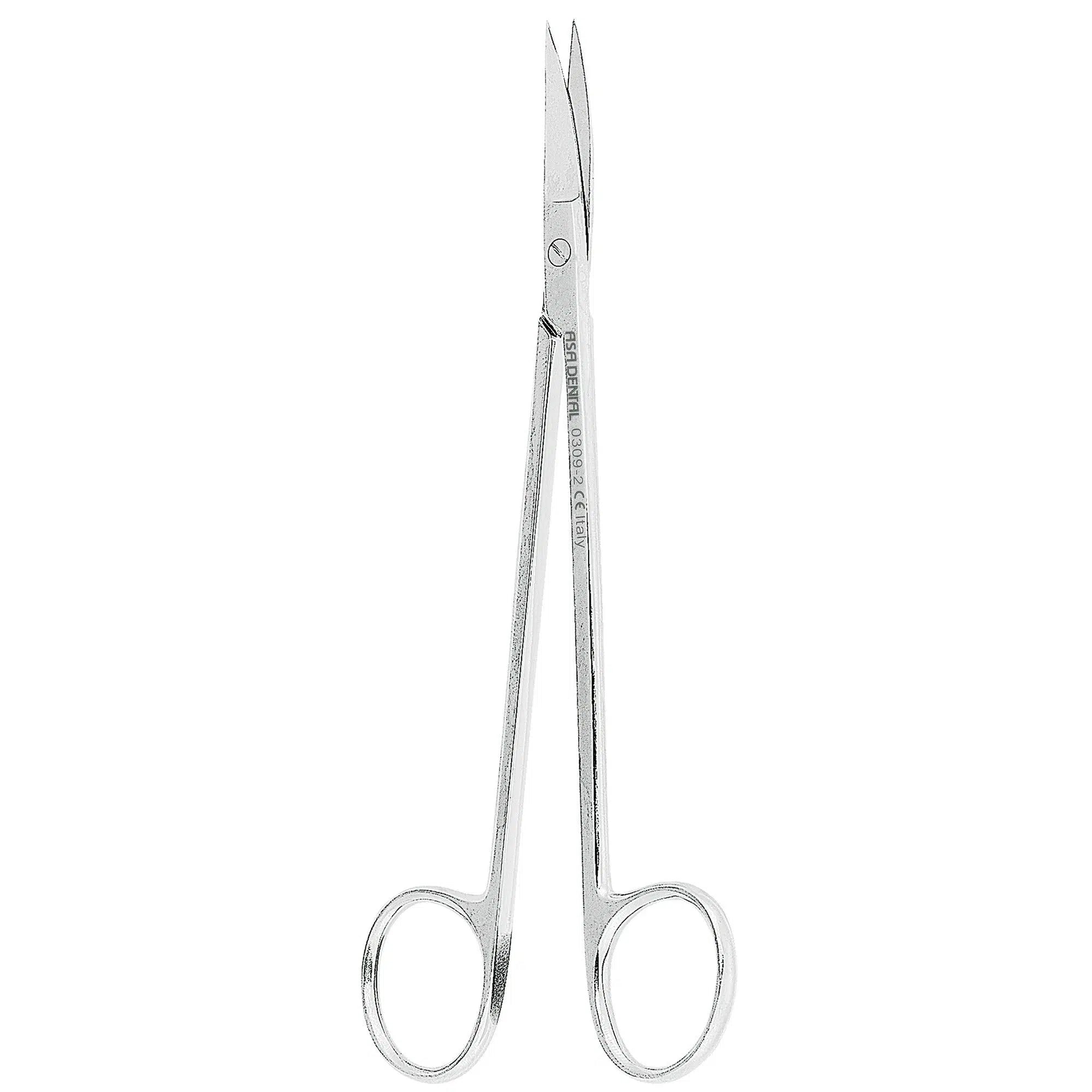 Asa Dental Tandvleesschaar / Gum scissors #2 Kelly Gebogen (16 cm)-Instrumenten-Asa Dental S.p.A-Sordent