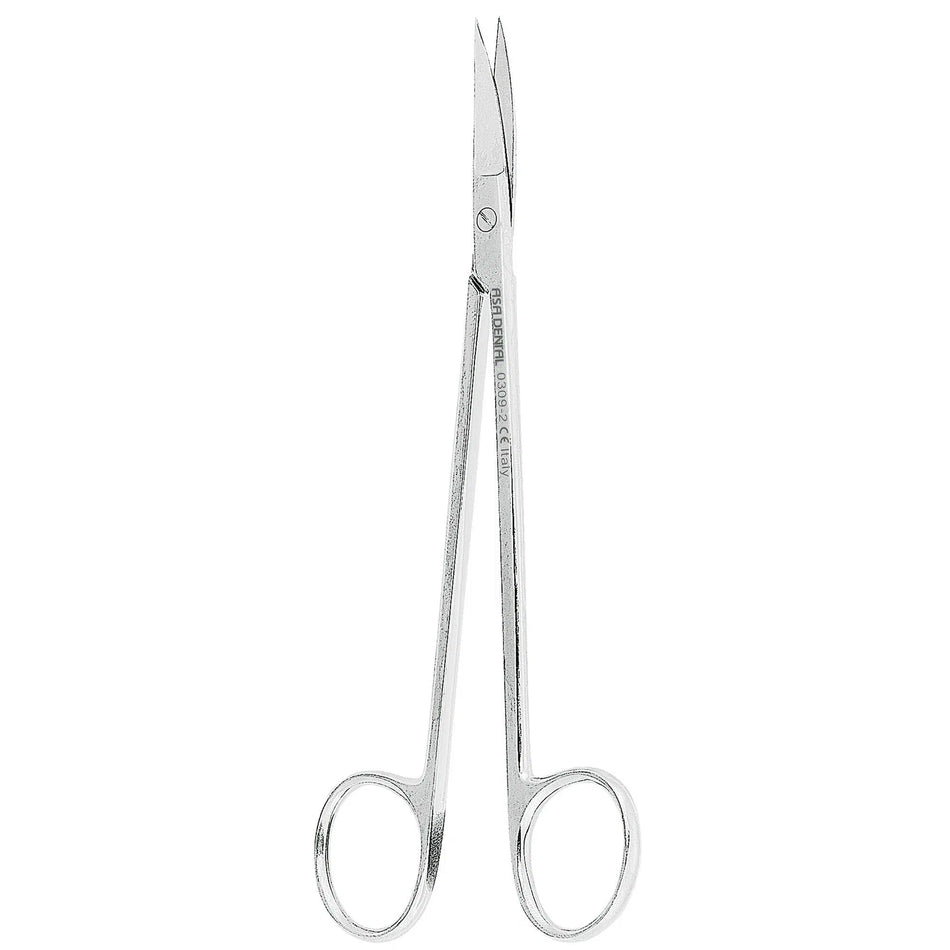 Asa Dental Tandvleesschaar / Gum scissors #2 Kelly Gebogen (16 cm)-Instrumenten-Asa Dental S.p.A-Sordent