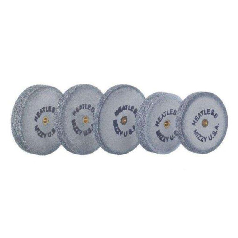 Mizzy Heatless Slijpsteen Wheels Regular Grey - Maten Nr.1-8 (50 st.)-Mizzy-Sordent