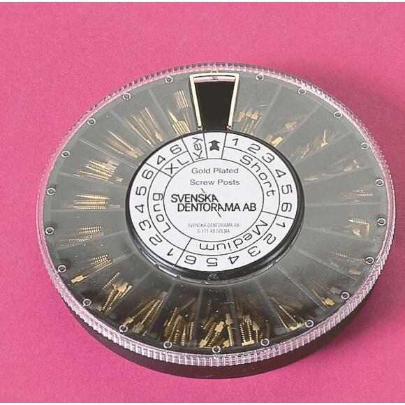 Svenska Dentorama AB Gold Plated Screw Assortiment (240 st.)-Svenska-Sordent