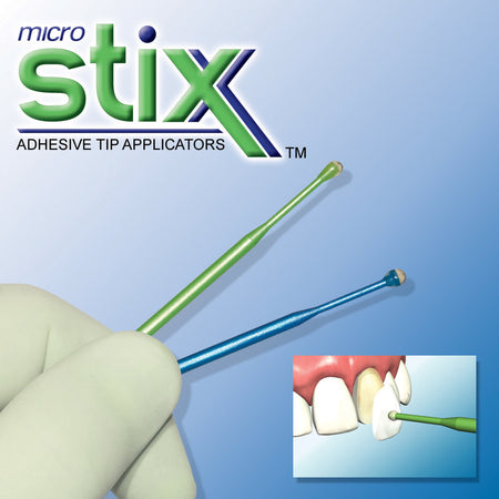 Young Innovations Micro Stix™ Applicators Blauw (4 x 16 st.)-Young Innovations-Sordent