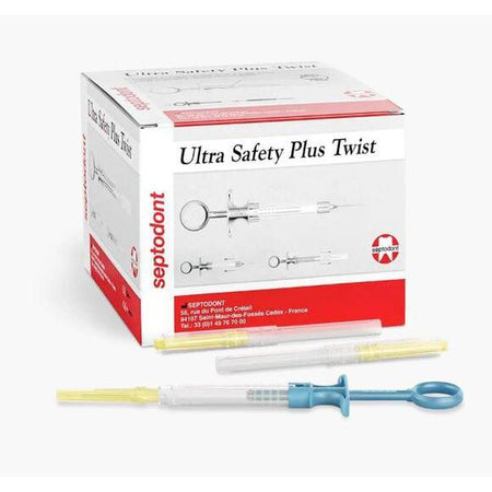 Septodont Ultra Safety Plus Twist 25G 35 mm + Handvat (100 st.)-Septodont-Sordent