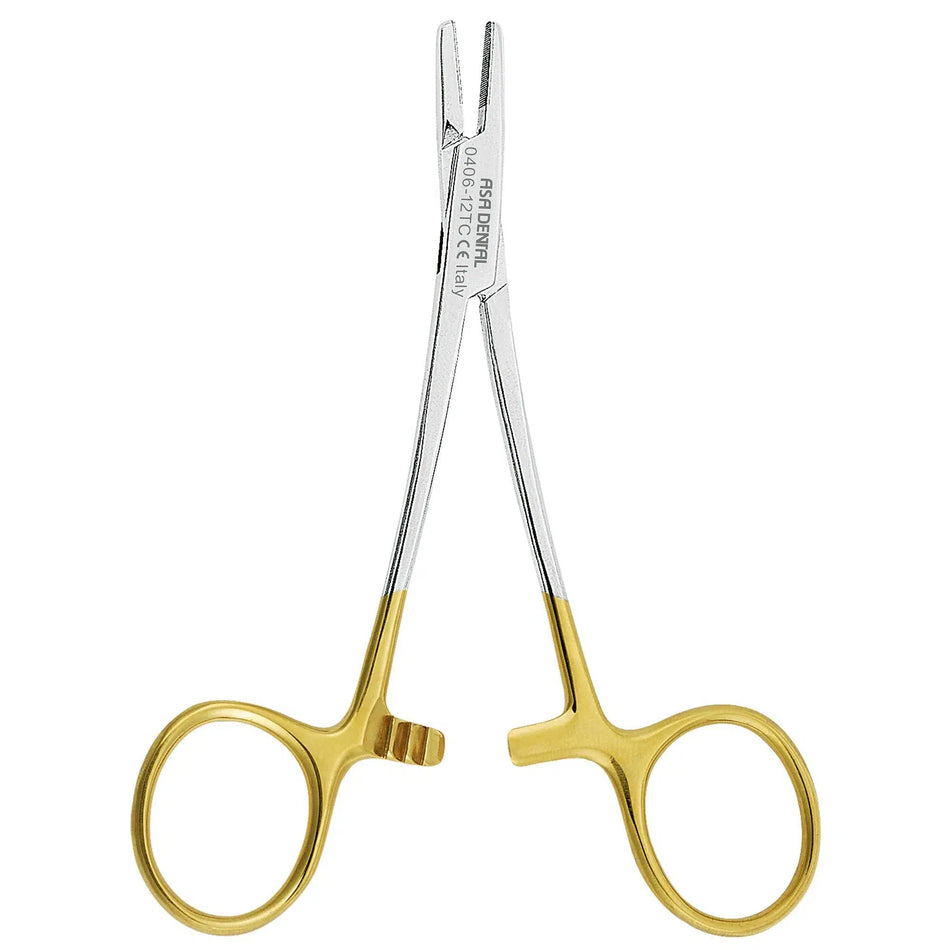 Asa Dental Naaldvoerder / Needle holder Derf TC (12 cm)-Instrumenten-Asa Dental S.p.A-Sordent
