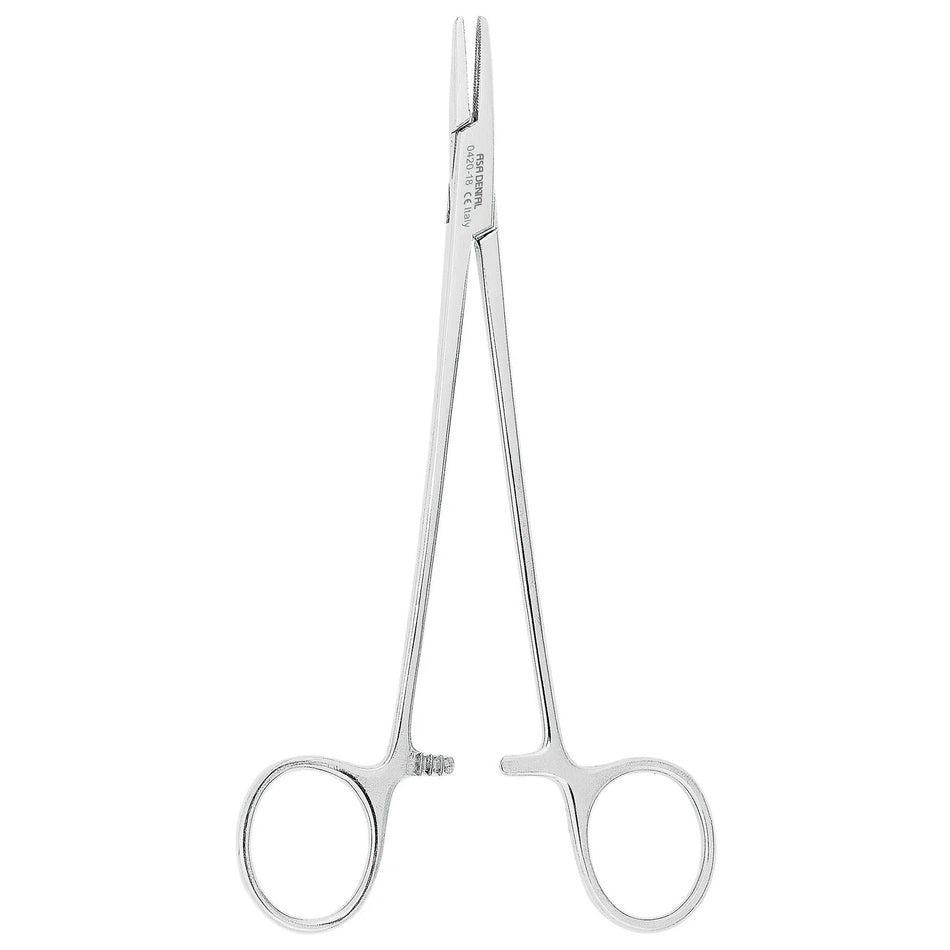 Asa Dental Naaldvoerder / Needle holder Mayo-Hegar (18 cm)-Instrumenten-Asa Dental S.p.A-Sordent