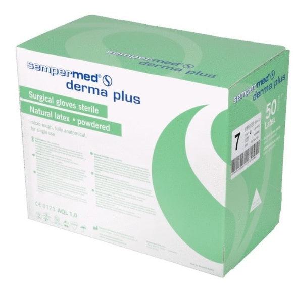 Sempermed Derma Plus Steriele Latex Handschoenen Gepoederd Maat 9 (50 Paar)-Sempermed-Sordent
