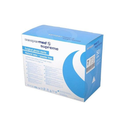 Sempermed Supreme Steriele Latex Handschoenen Poedervrij (50 Paar)-Sempermed-Sordent