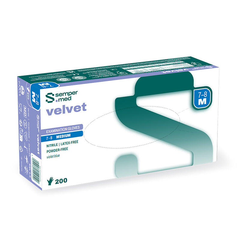 Sempermed Skin2 Nitril Handschoenen Poedervrij Blauw 3 g (200 st.)-Sempermed-Sordent